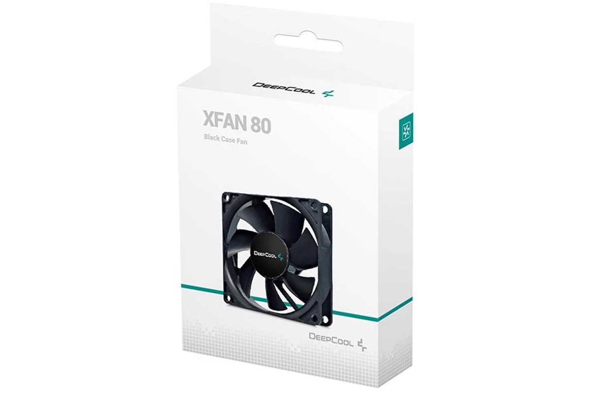 80mm Deepcool XFAN 80 Black Case Fan | JM Computer Repairs