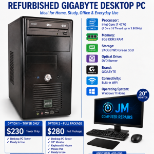 I7 4770 Refurbished Gigabyte PC Tech Flyer
