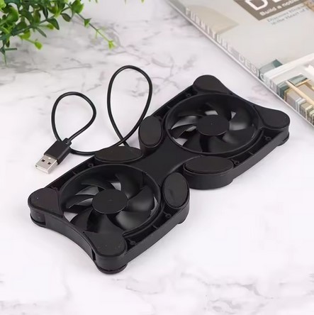 Small Computer Fan With Stand USB Mini Laptop Fan Stand Notebook Foldable Folding Fan Cooler Notebook ...